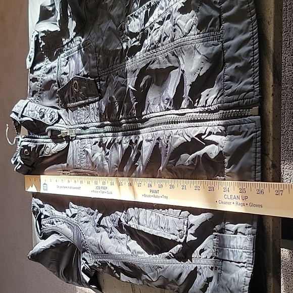 Topman Men's Moto Bomber Style Jacket Black size L - Picture 13 of 15